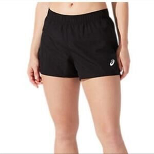 ASICS Women's running shorts Black Size XL Marathon Distance Lined
